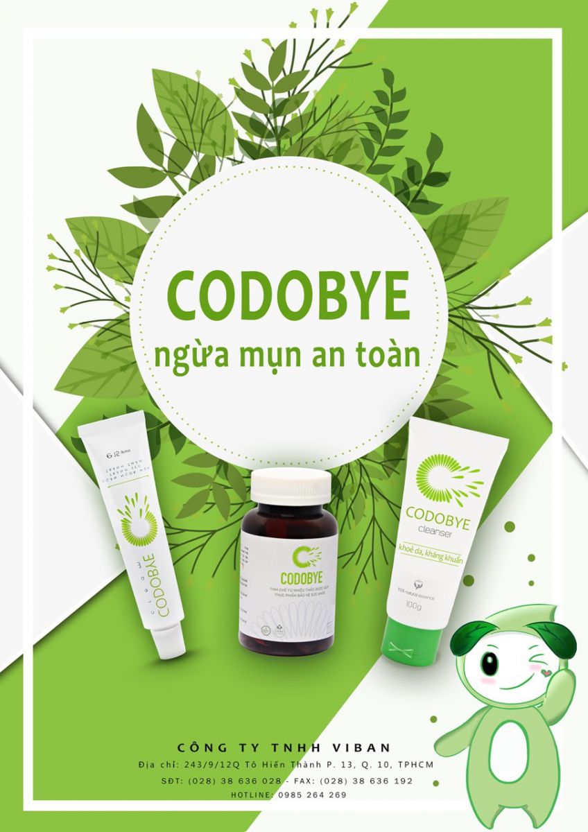 Các sản phẩm trị mụn thảo dượcCodobye