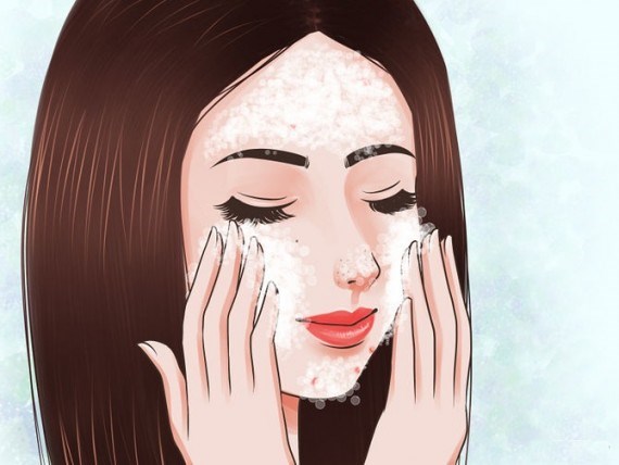 Làm sạch da bằng sữa rửa mặt trị mụn hằng ngày